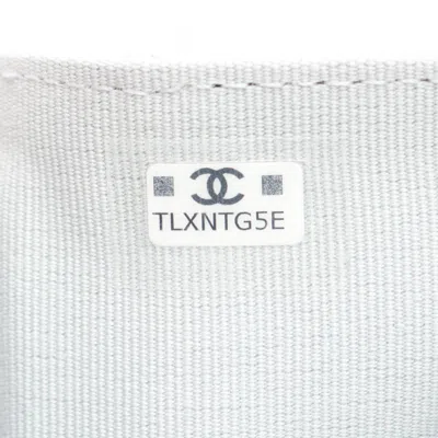 Pre-owned Chanel Blue Light Blue Leather Wallet (tri-fold) ()