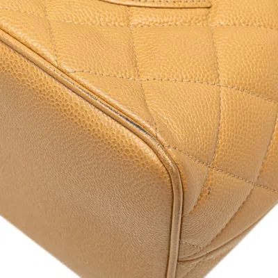 Pre-owned Chanel Matelasse Brown Camel Grained Calfskin Handbag Tote Bag ()