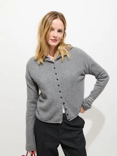 Alex Mill Taylor Cardigan In Cashmere In Gray
