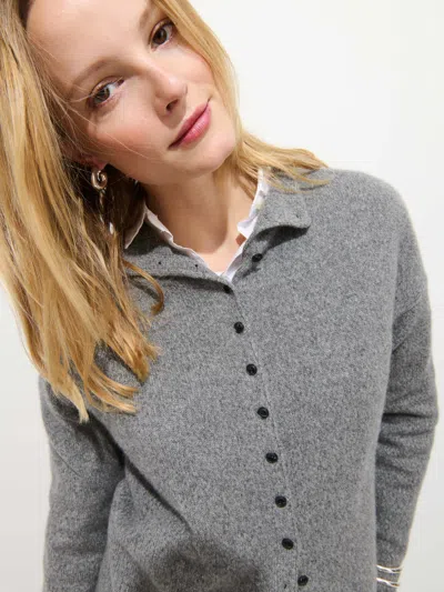 Alex Mill Taylor Cardigan In Cashmere In Gray