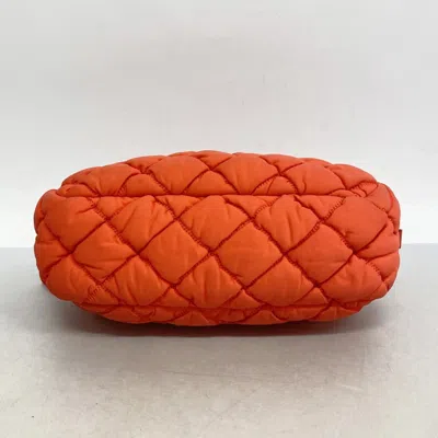 Pre-owned Chanel Red Color Nylon Shoulder Bag ()