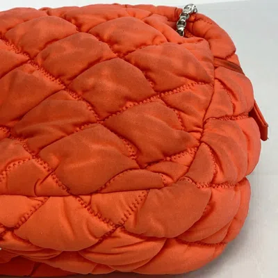 Pre-owned Chanel Red Color Nylon Shoulder Bag ()