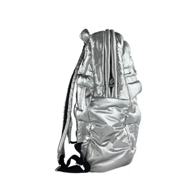 Pre-owned Chanel Silver Nylon Backpack ()