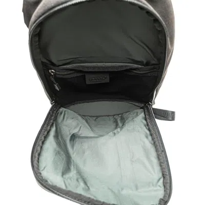 Pre-owned Chanel Sport Black Green Khaki Canvas Backpack ()