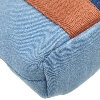 Pre-owned Chloé Blue Brown Cotton Handbag Shoulder Bag () In Multi