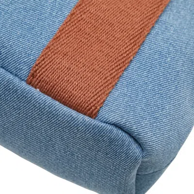 Pre-owned Chloé Blue Brown Cotton Handbag Shoulder Bag () In Multi