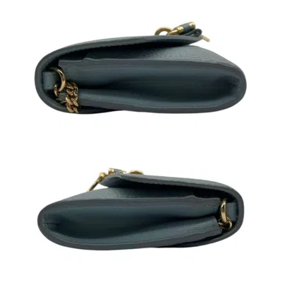 Pre-owned Chloé Blue Light Blue Leather Shoulder Bag ()