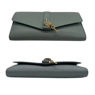 Pre-owned Chloé Blue Light Blue Leather Shoulder Bag ()