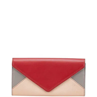 Pre-owned Chloé Multi-color Leather Long Wallet (bi-fold) ()