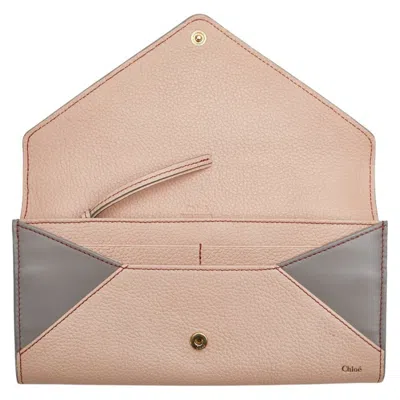 Pre-owned Chloé Multi-color Leather Long Wallet (bi-fold) ()
