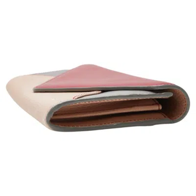Pre-owned Chloé Multi-color Leather Long Wallet (bi-fold) ()
