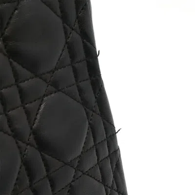 Pre-owned Dior Christian  Black Leather Handbag Tote Bag ()