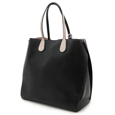 Pre-owned Dior Christian  Black Pink Leather Tote Bag () In Multi