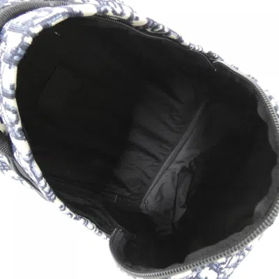 Pre-owned Dior Christian  Blue Canvas Backpack ()