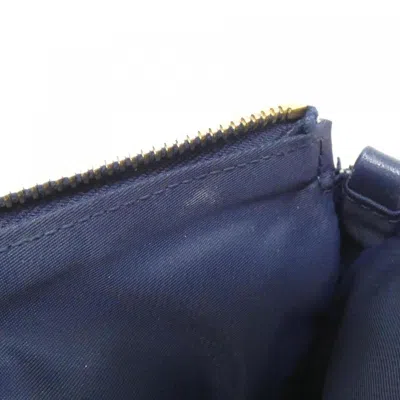 Pre-owned Dior Christian  Blue Canvas Shoulder Bag ()