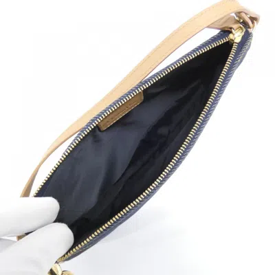 Pre-owned Dior Christian  Blue Denim Shoulder Bag ()