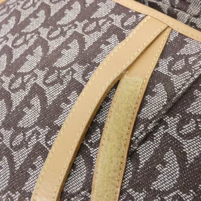 Pre-owned Dior Christian  Gold Canvas Shoulder Bag ()
