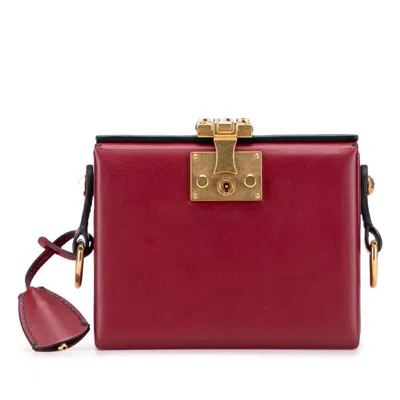Pre-owned Dior Christian  Red Color Leather Shoulder Bag ()