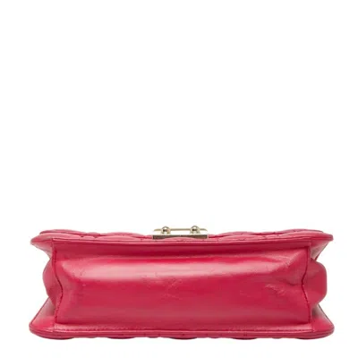 Pre-owned Dior Christian  Pink Leather Shoulder Bag ()