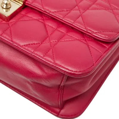 Pre-owned Dior Christian  Pink Leather Shoulder Bag ()