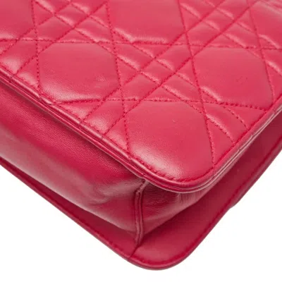 Pre-owned Dior Christian  Pink Leather Shoulder Bag ()
