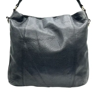 Pre-owned Coach Black Leather Handbag Shoulder Bag ()