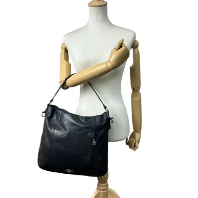 Pre-owned Coach Black Leather Handbag Shoulder Bag ()