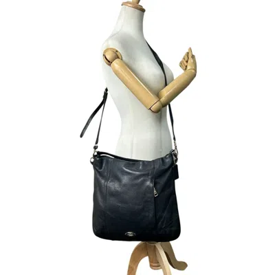 Pre-owned Coach Black Leather Handbag Shoulder Bag ()