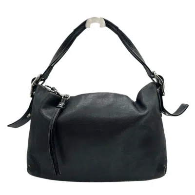 Pre-owned Coach Black Leather Handbag Shoulder Bag ()