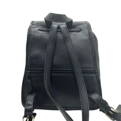 Pre-owned Coach Black Leather Backpack ()