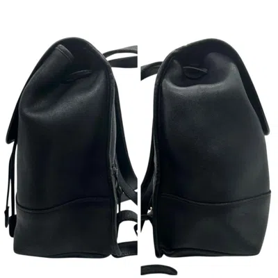 Pre-owned Coach Black Leather Backpack ()