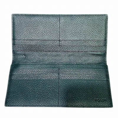 Pre-owned Coach Black Leather Long Wallet (bi-fold) ()