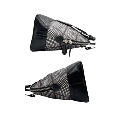 Pre-owned Coach Black Leather Pvc Handbag Tote Bag ()