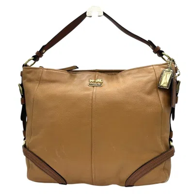 Pre-owned Coach Brown Camel Leather Shoulder Bag ()