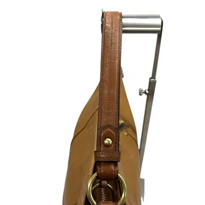 Pre-owned Coach Brown Camel Leather Shoulder Bag ()