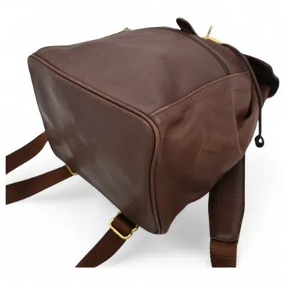 Pre-owned Coach Brown Leather Backpack ()