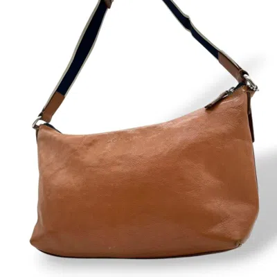 Pre-owned Coach Brown Leather Shoulder Bag ()