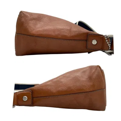 Pre-owned Coach Brown Leather Shoulder Bag ()