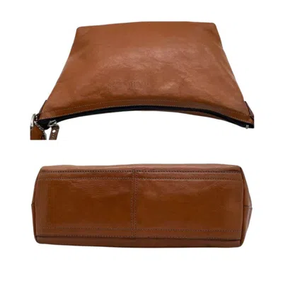 Pre-owned Coach Brown Leather Shoulder Bag ()