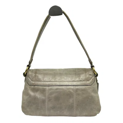 Pre-owned Coach Gray Leather Handbag Shoulder Bag ()