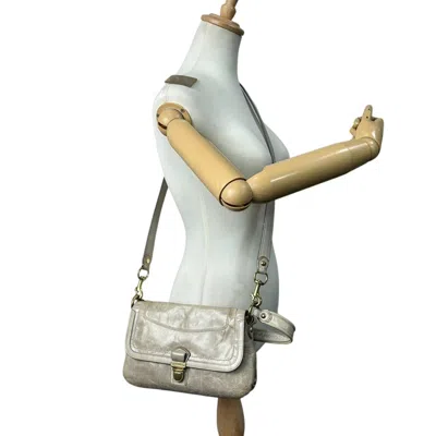 Pre-owned Coach Gray Leather Handbag Shoulder Bag ()