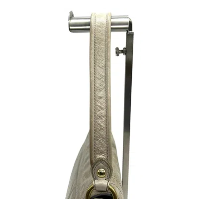 Pre-owned Coach Gray Leather Handbag Shoulder Bag ()