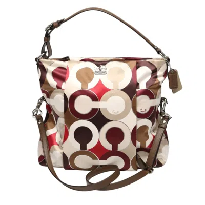 Pre-owned Coach Multi-color Nylon Handbag Tote Bag ()