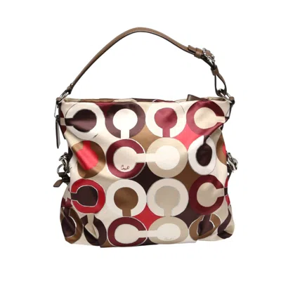 Pre-owned Coach Multi-color Nylon Handbag Tote Bag ()