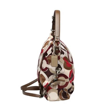 Pre-owned Coach Multi-color Nylon Handbag Tote Bag ()