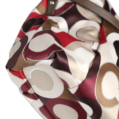 Pre-owned Coach Multi-color Nylon Handbag Tote Bag ()