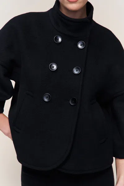 Danielle Guizio Ny Le Petite Jacket In Black