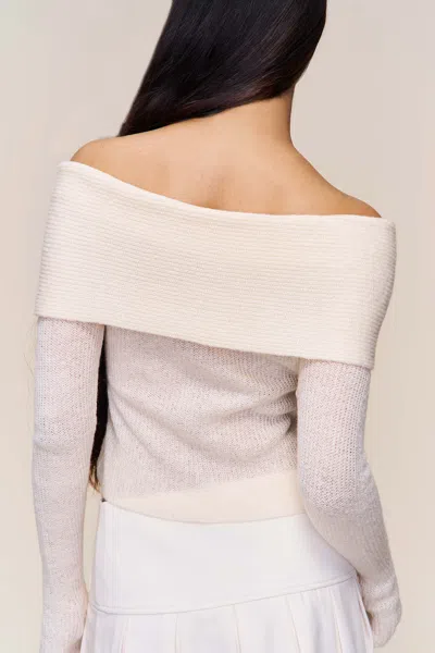 Danielle Guizio Ny Marlowe Top In White