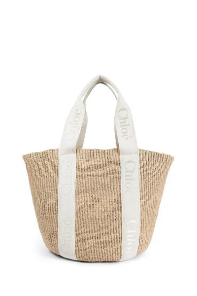 Chloé Tote Bags In Sand