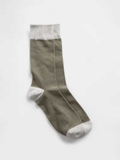 Gap Factory Dress Socks In Green